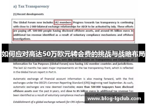 如何应对高达50万欧元转会费的挑战与战略布局